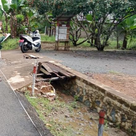 USULAN PEMBANGUNAN DRAINASE JALAN DESA GUNUNG ULIN TELAH DISETUJUI DINAS PEKERJAAN UMUM KAB.BANJAR